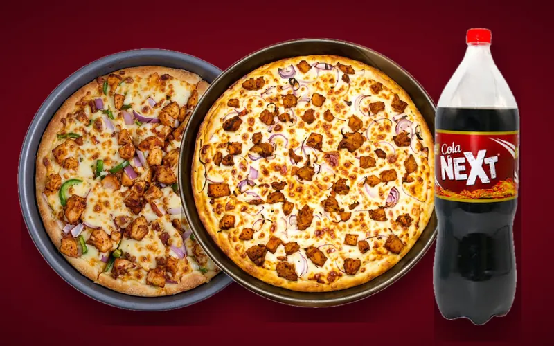 Family Feast deal from Crusty5: 2 Large Pizza and 1.5 Ltr Drink