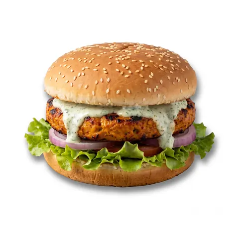Crusty5 Chicken Tikka burger, B-17 Islamabad